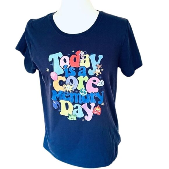 Disney Pixar Inside Out 2 "Today Is A Core Memory Day" T-Shirt - Size M - COTTON - Picture 1 of 8